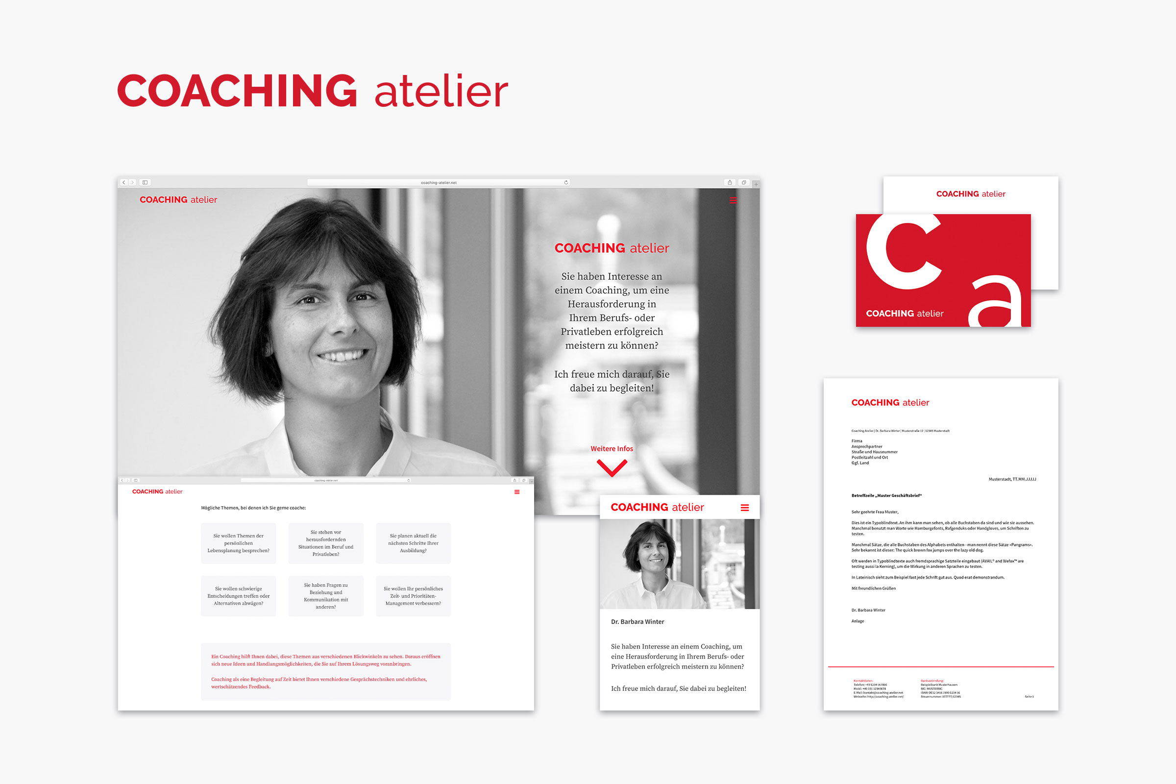 Übersicht Projekt Marketingausstattung