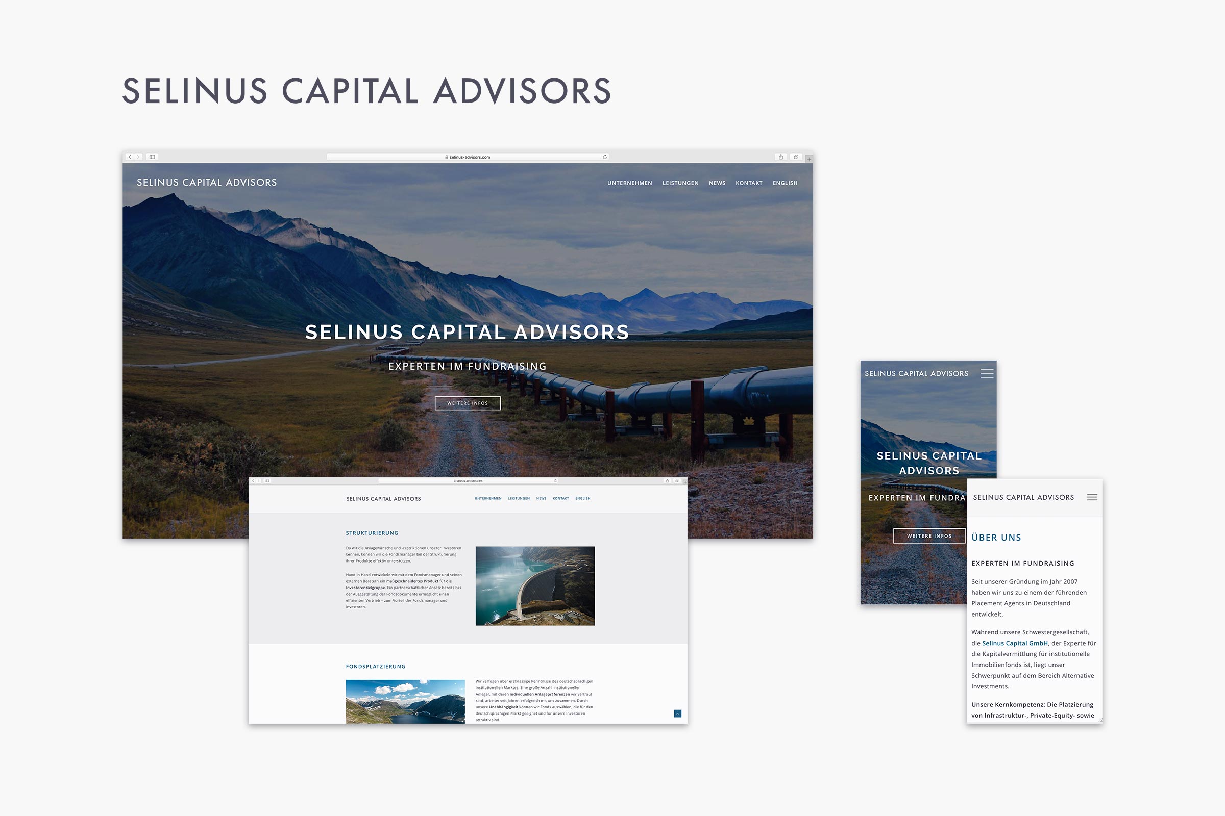 Übersicht Webseitenprojekt